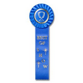 11" Stock Rosettes/Trophy Cup On Medallion - BEST OF SHOW